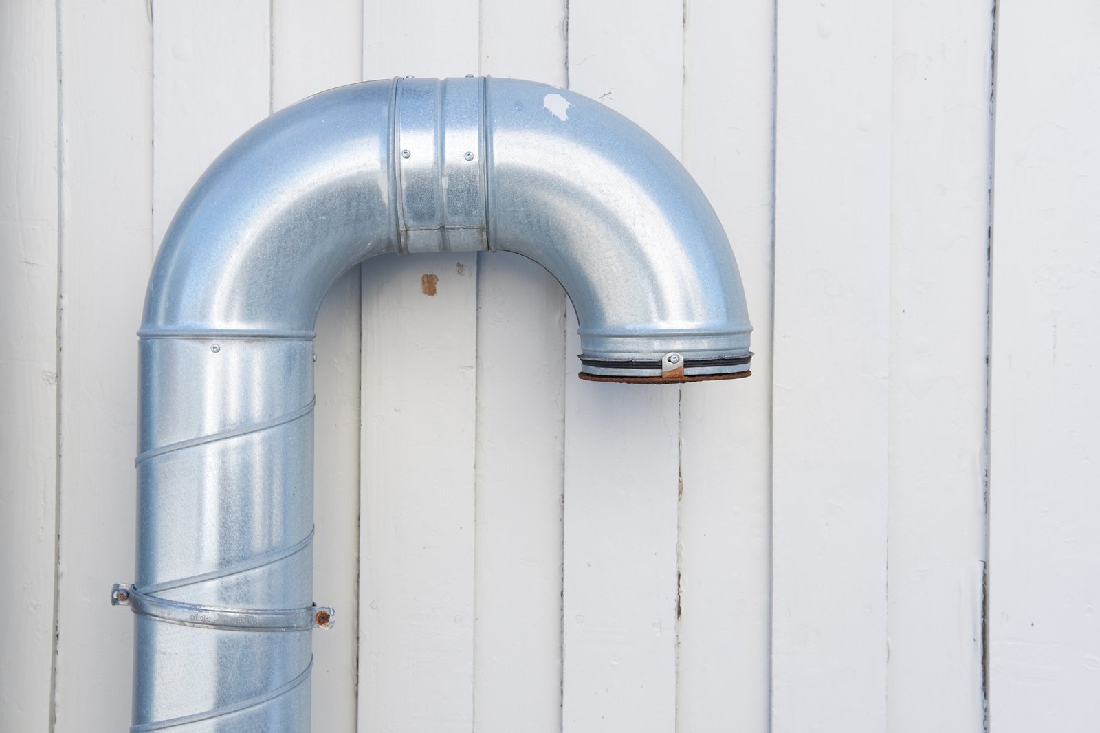 Air, pipe and ventilation with cooling system for gas, vent control or circulation at home. Empty,