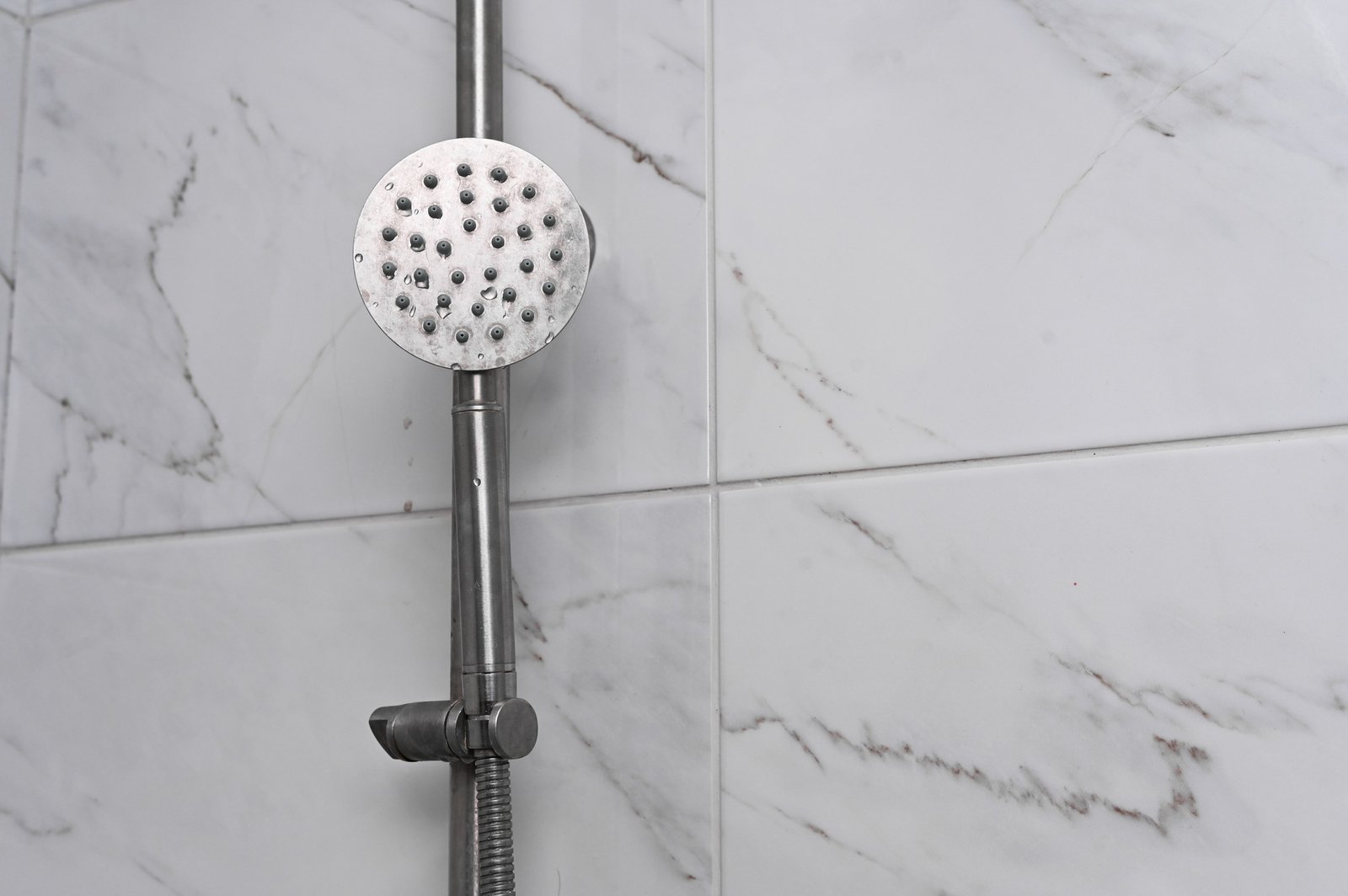 shower head in the bathroom. Close-up